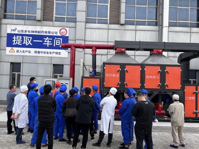 寶雞藥物提取車(chē)間廢氣處理噴淋塔+活性炭吸附+催化燃燒案例